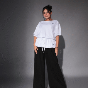 white peplum top women